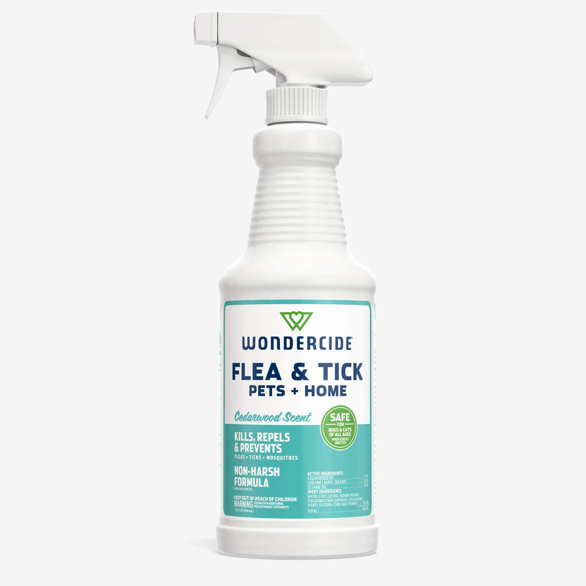 Wondercide Flea & Tick Spray for Pets + Home, Cedarwood, 32 oz