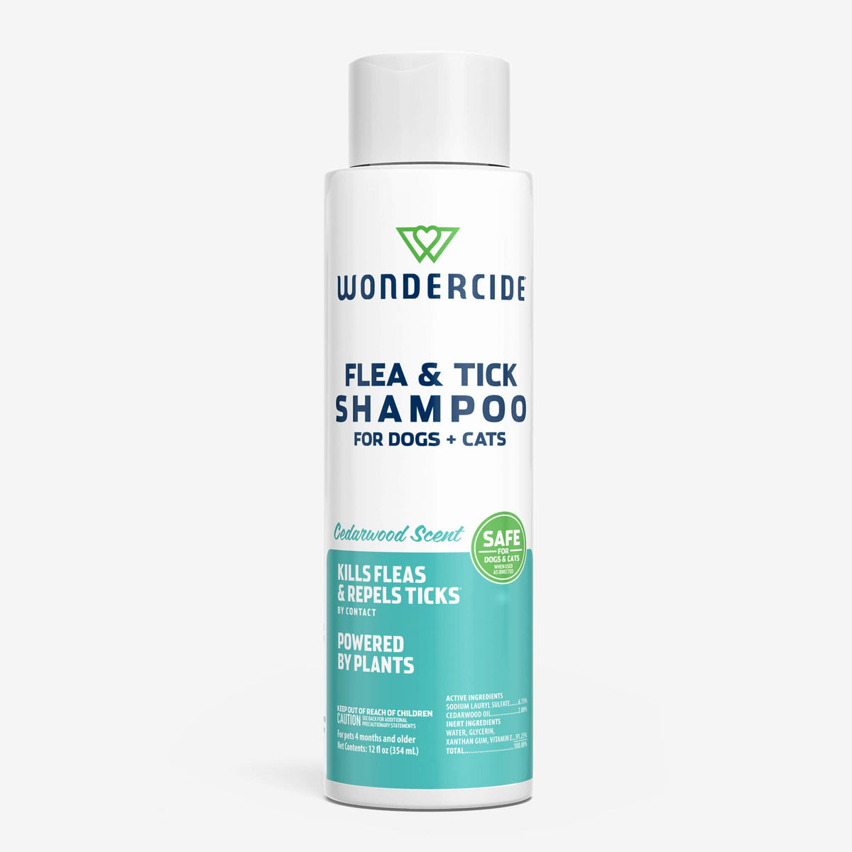 Wondercide Flea & Tick Shampoo for Dogs & Cats, Cedarwood - 12 oz