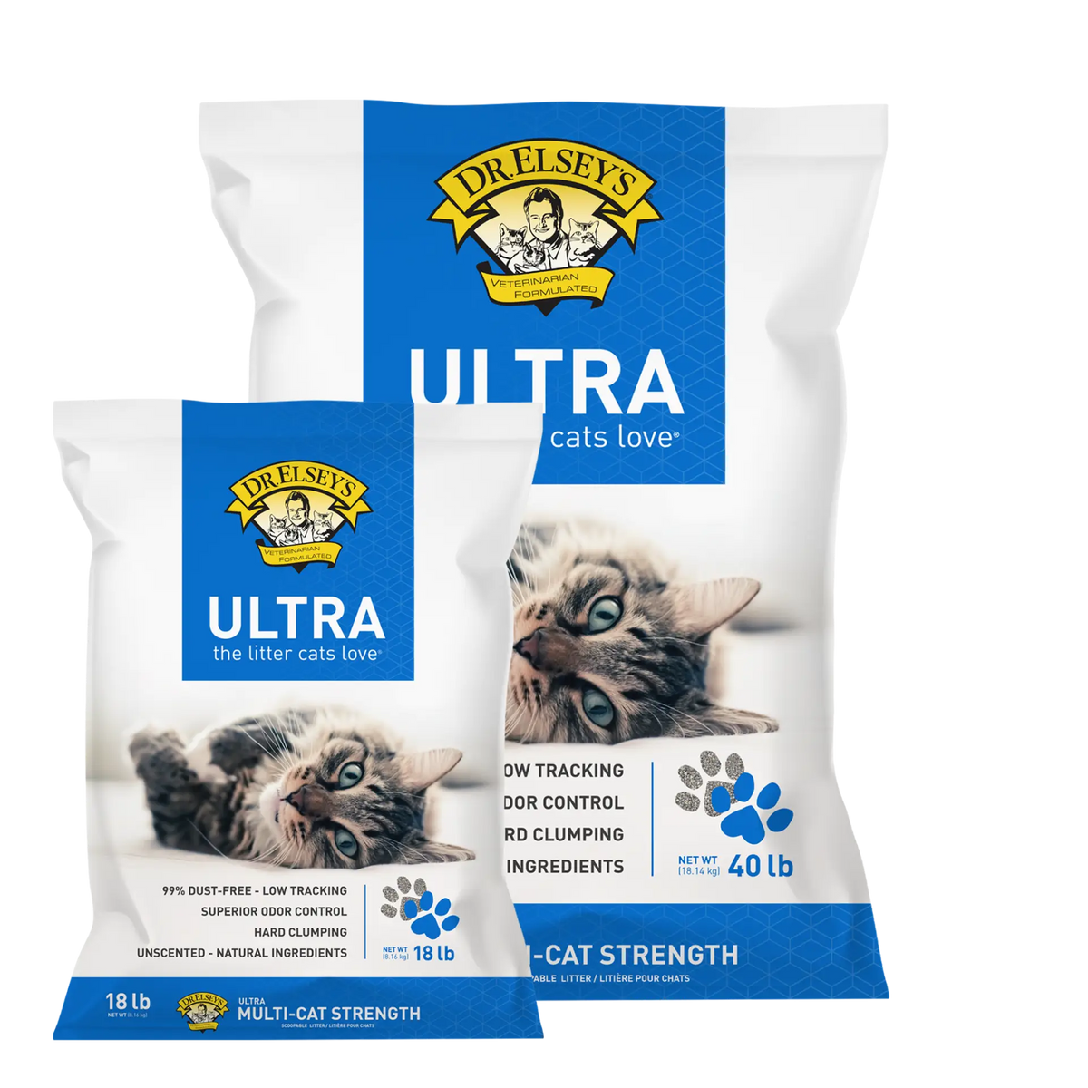 Dr. Elsey's Ultra Clumping Clay Cat Litter, 40 lb