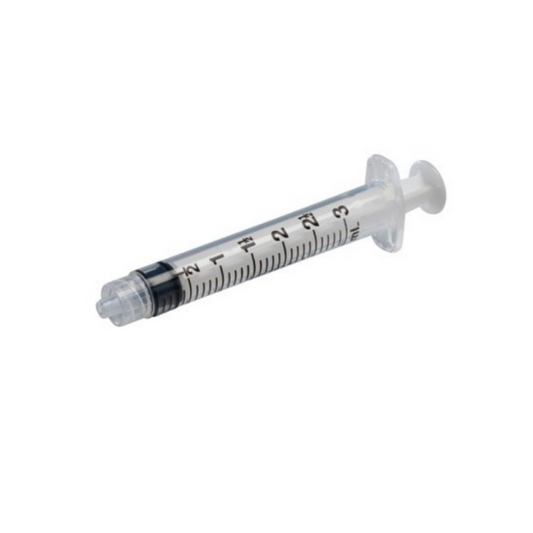 Monoject Syringes 3 mL Luer Lock