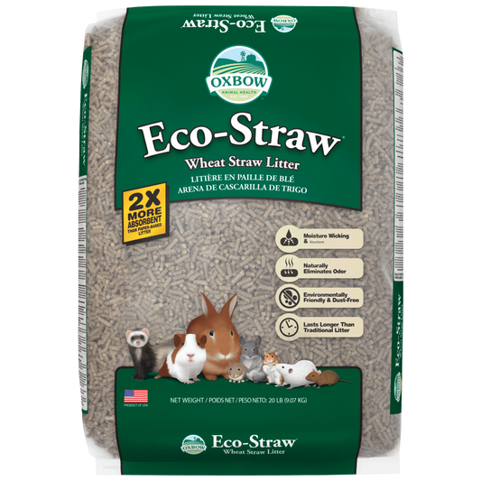 Oxbow Eco-Straw Litter & Bedding, 20 lb