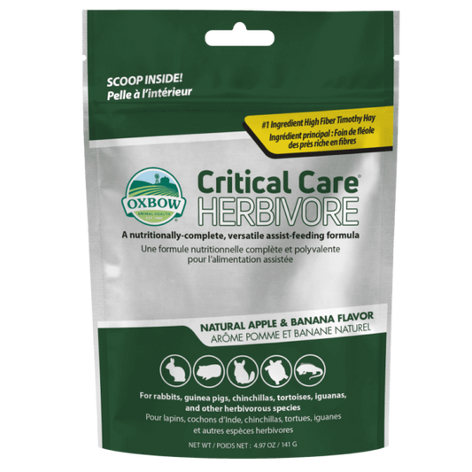 Oxbow Critical Care Herbivore, Apple & Banana, 141 g
