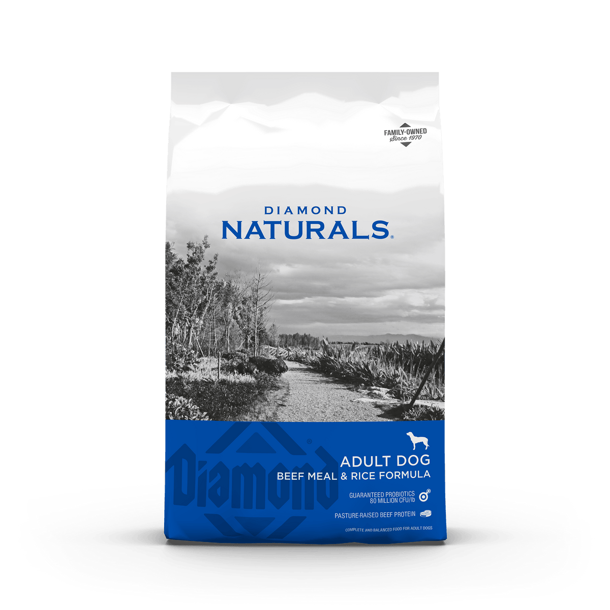 Diamond Naturals Adult Dog Beef Meal & Rice Formula Dry Dog Food, 40 lb