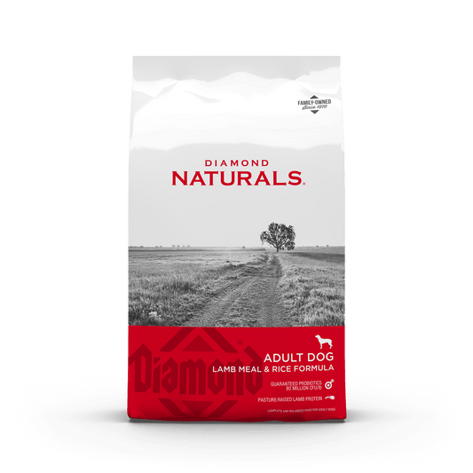Diamond Naturals Adult Dog Lamb Meal & Rice Formula Dry Dog Food, 40 lb