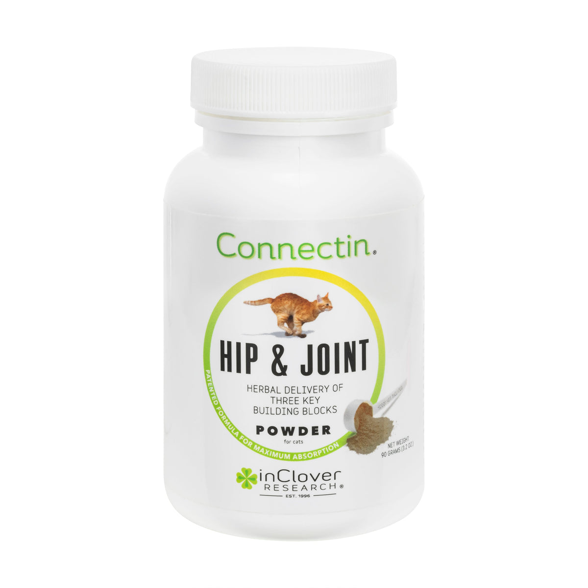 inClover Feline Connectin Hip & Joint Powder Supplement for Cats, 90 g