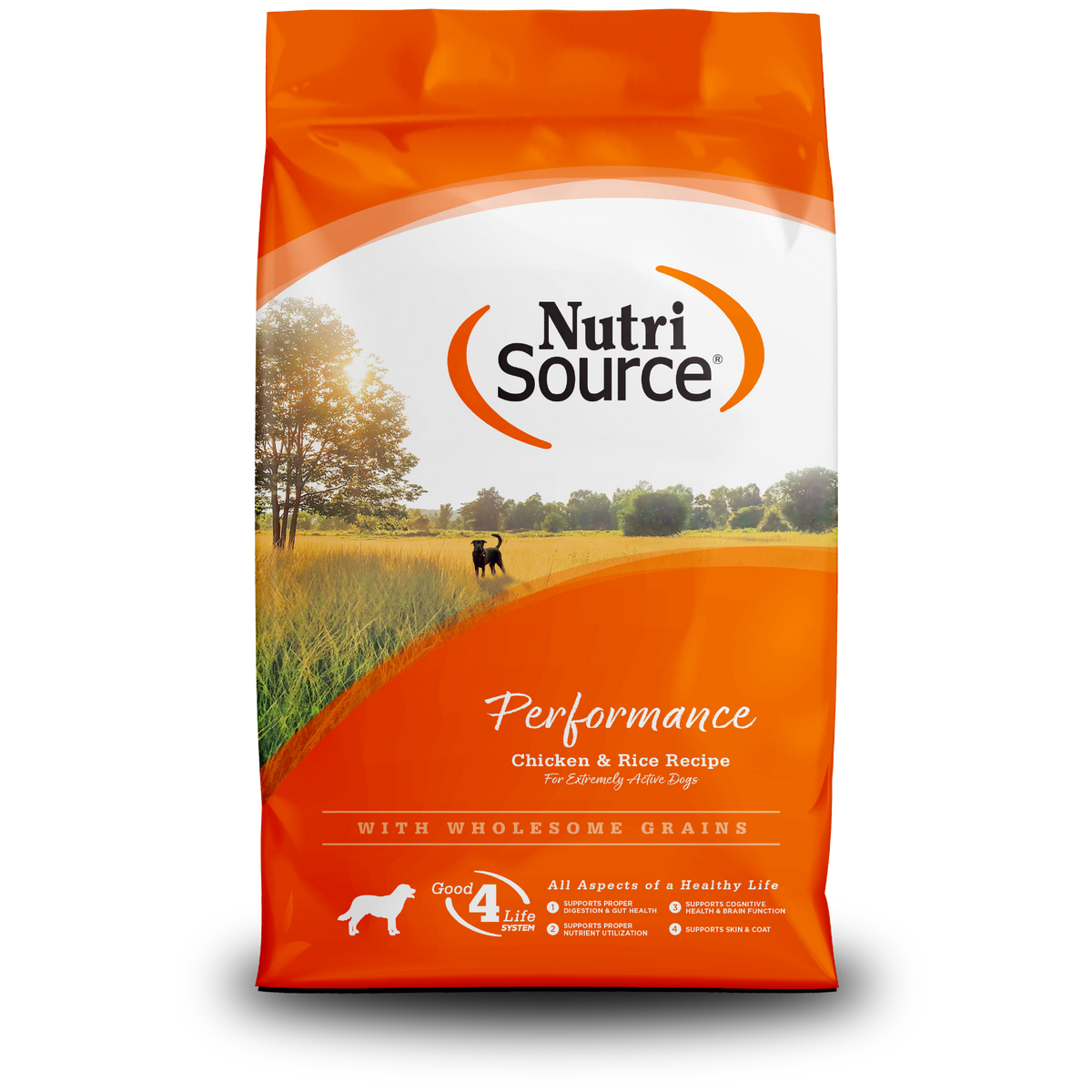 NutriSource Performance Chicken & Rice Recipe Dry Dog Food, 40 lb