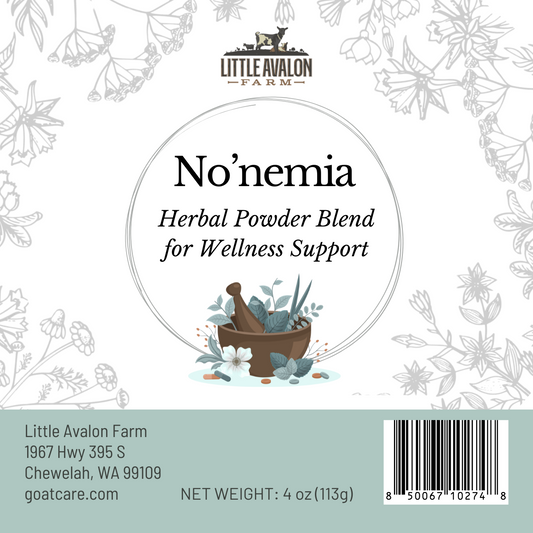 No'nemia Herbal Powder Blend for Animal Vitality Support