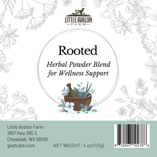 Rooted Herbal Powder Blend | Skeletal & Tissue Support for Animals
