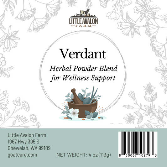 Verdant Herbal Powder Blend | Reproductive & Maternal Support for Animals