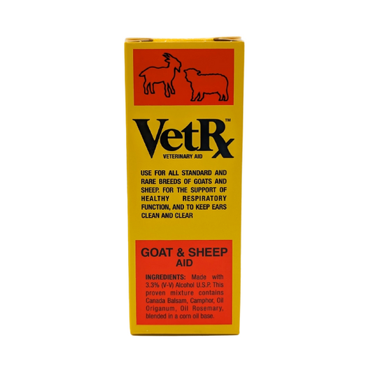 VetRx Respiratory and Ear Support Formula for Goats and Sheep