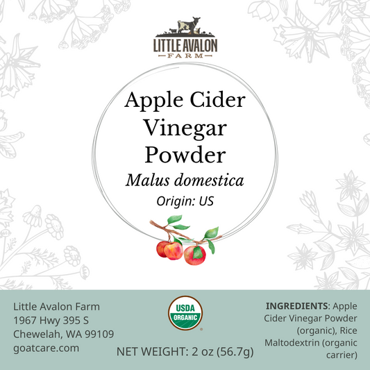 Organic Apple Cider Vinegar Powder for Goats