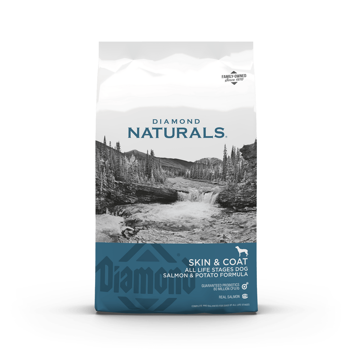 Diamond Naturals Skin & Coat All Life Stages Salmon & Potato Formula Dry Dog Food, 30 lb