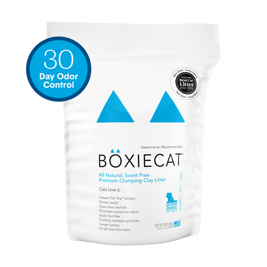 Boxie Unscented Natural Clumping Clay Cat Litter, 16 lb