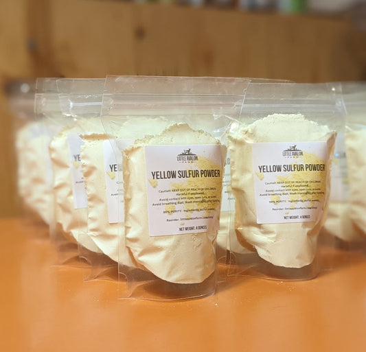 Elemental Yellow Sulfur Powder 99% Purity