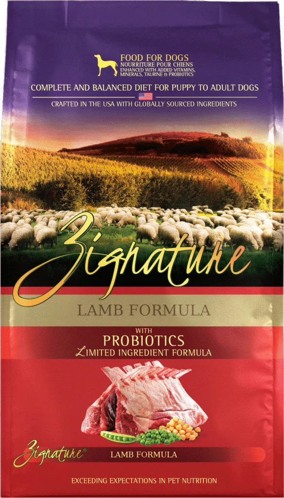 Zignature Original Lamb Formula with Probiotics Grain-Free Dry Dog Food, 25 lb